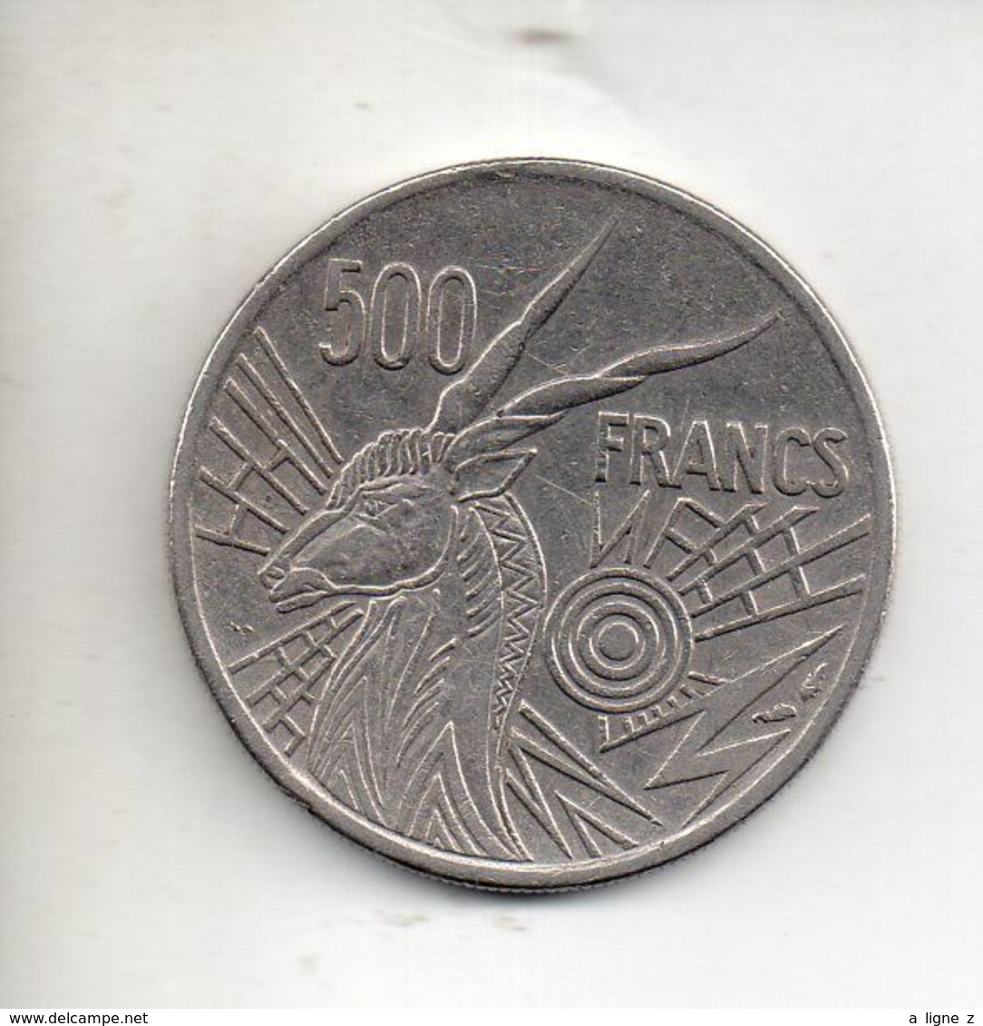 REF MON6 Monnaie Coin 500 Francs 1976 E Banque Des états De L'Afrique Centrale BEAC CFA - Other - Africa