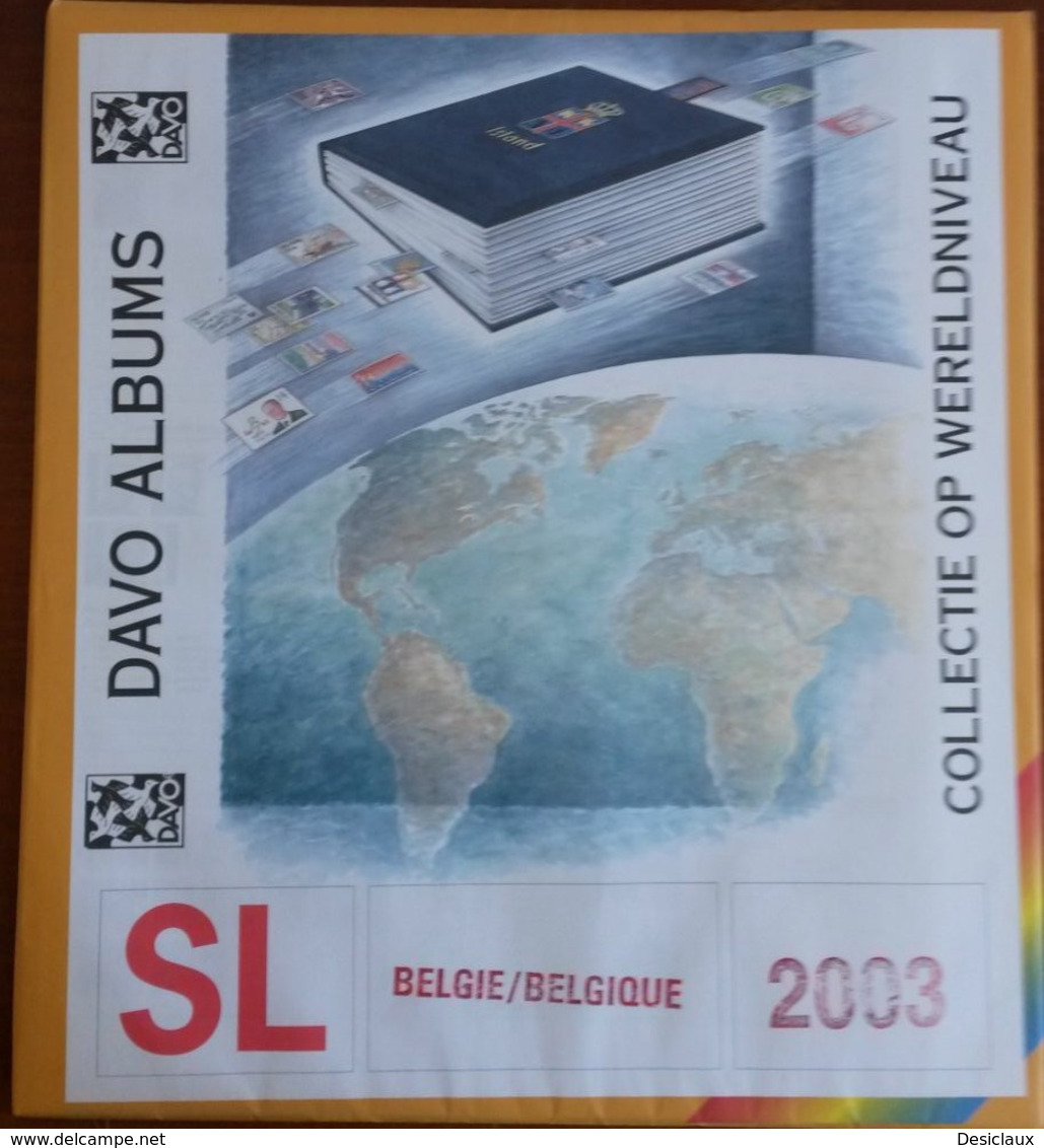 Supplément DAVO Belgie/Belgique  SL 2003 Comportant Les Feuilles N° 249 à 253, B75 à B78, C11     TB. - Sin Clasificación