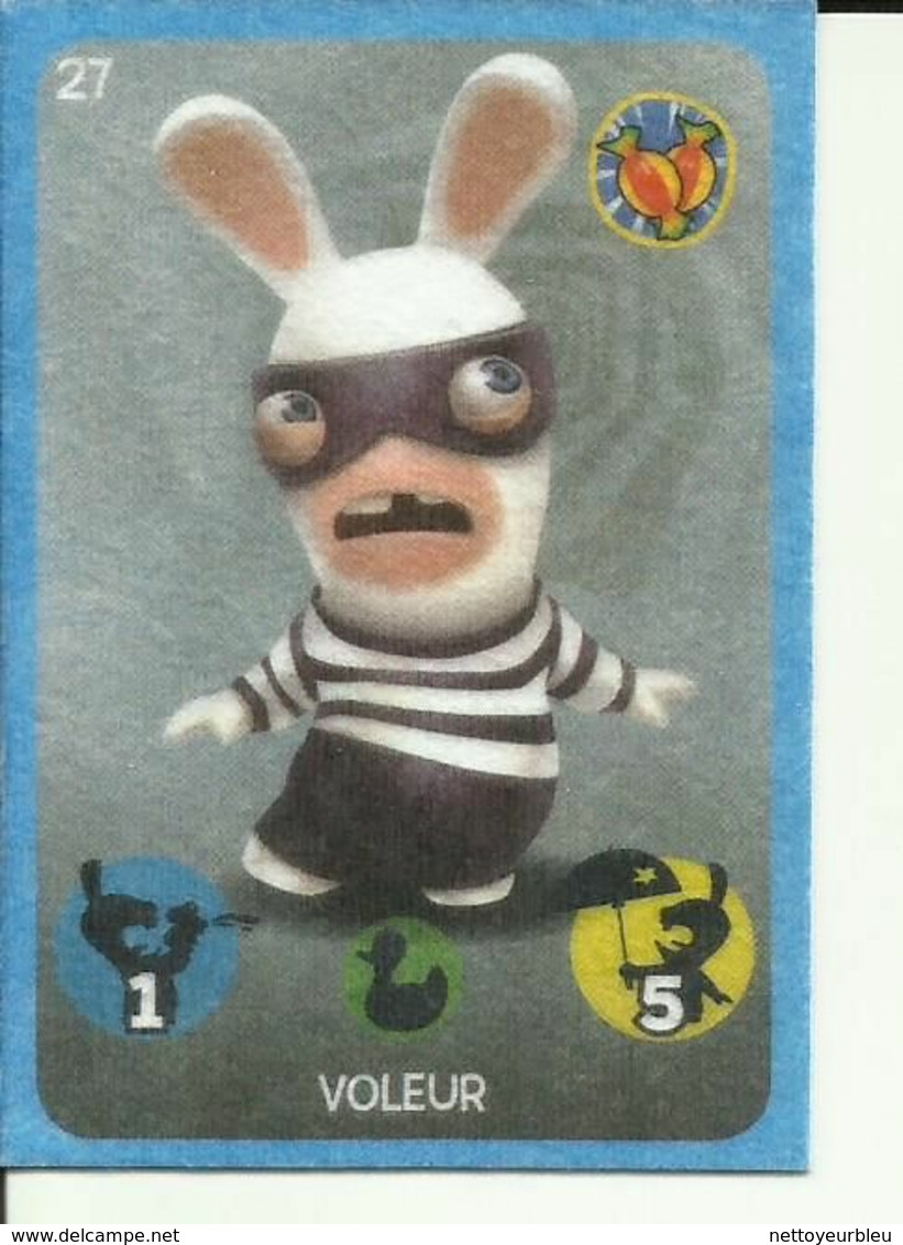 CARTE A JOUER PANINI CARREFOUR LAPIN CRETIN 27 - Kartenspiele (traditionell)