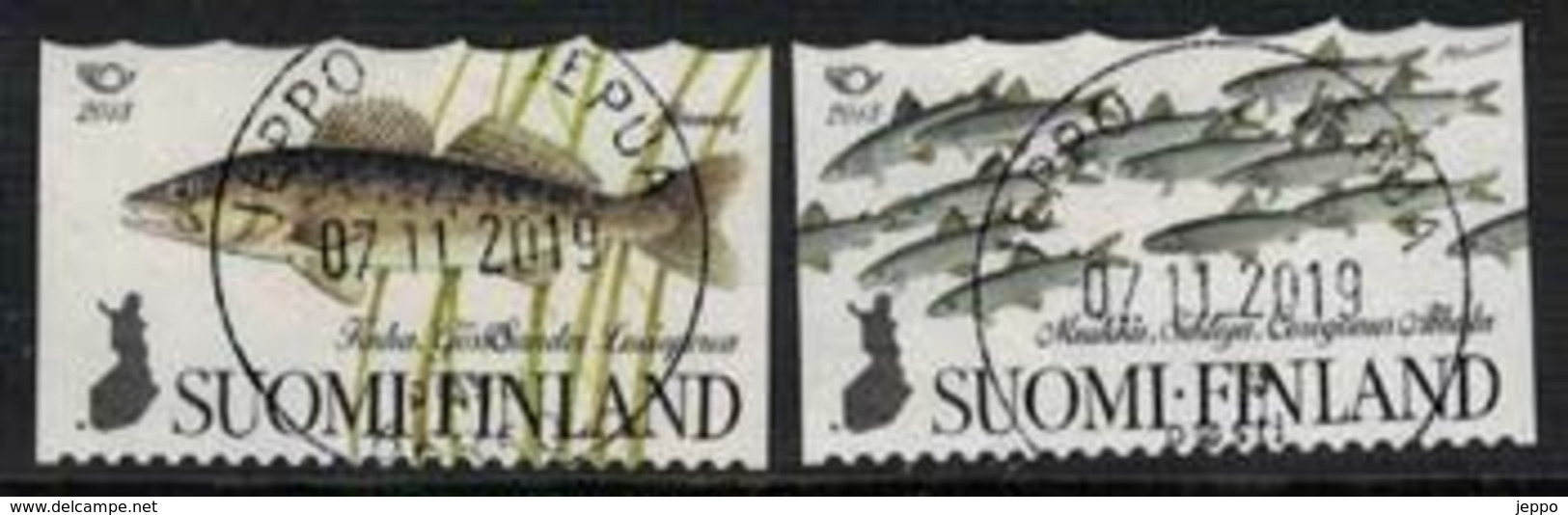 2018 Finland, Norden Fishes M 2585-6, Complete Fine Used Set. - Gebruikt