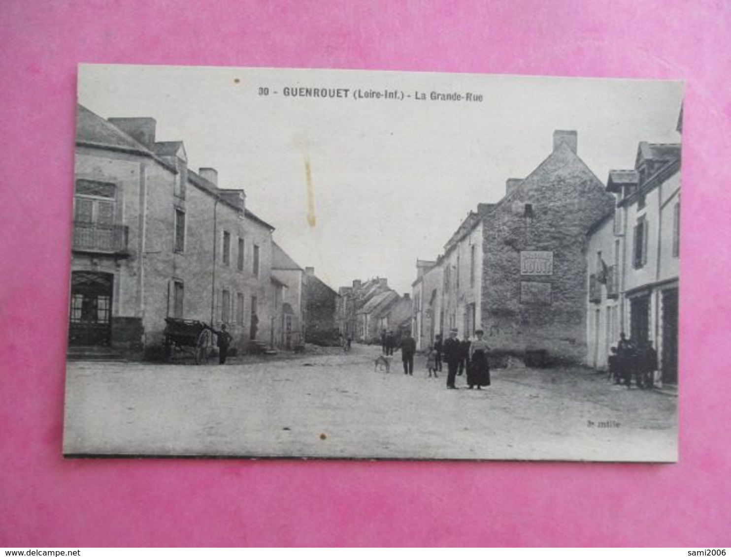 44 GUENROUET LA GRANDE RUE ANIMÉE - Guenrouet