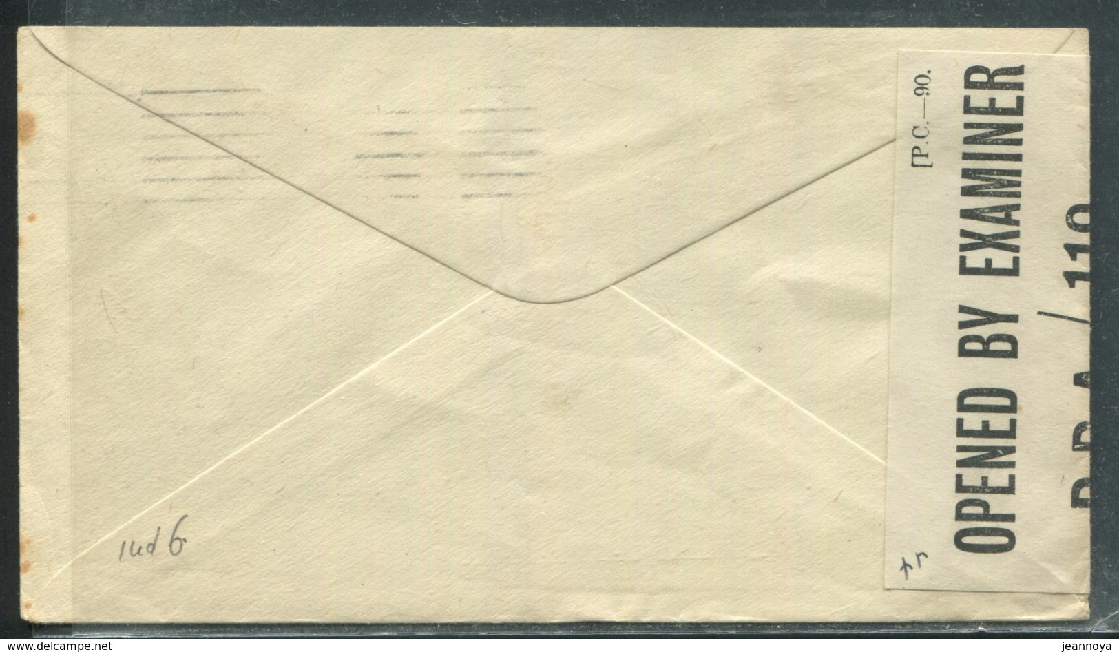 NOUVELLE ZELANDE - N° 239A / LETTRE AVEC O.M. AUCKLAND LE 25/9/1943 & CENSURE MILITAIRE POUR USA - TB - Storia Postale