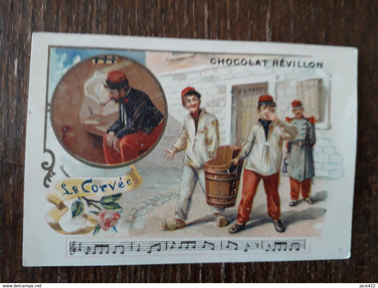 L29/40 Chromo Chocolat Révillon - La Corvee - Revillon