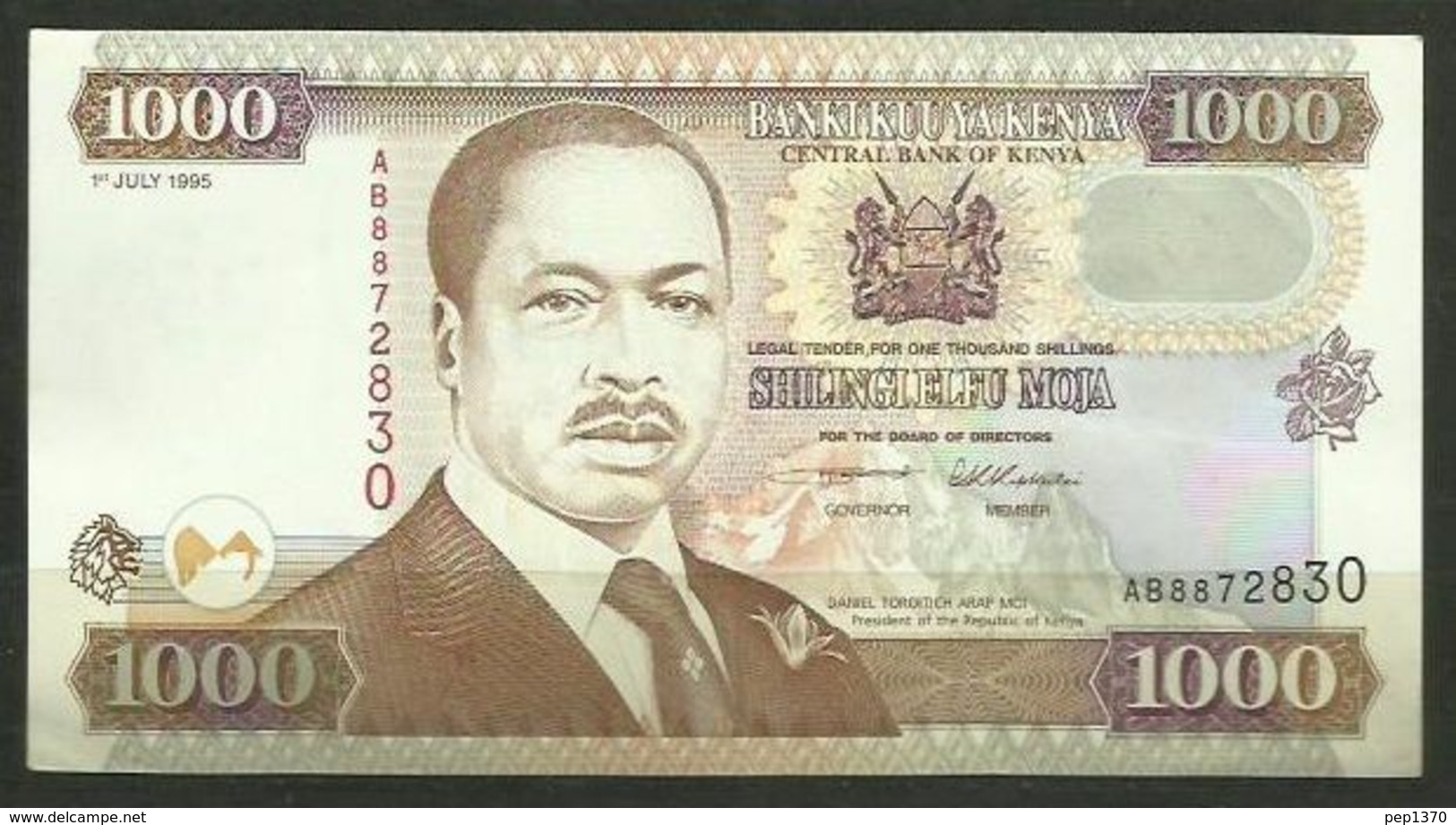 KENYA - BILLETE DE 1000 SHILINGI ELFU MOJA - SIN CIRCULAR - Kenia