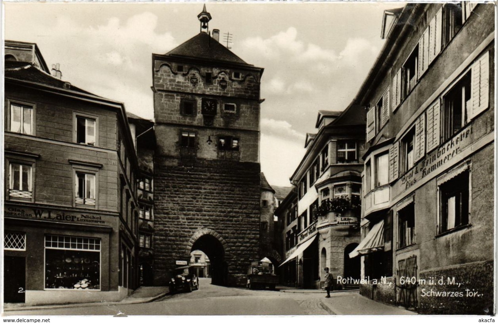 CPA AK Rottweil A. N. Schwarzes Tor (922391) - Rottweil