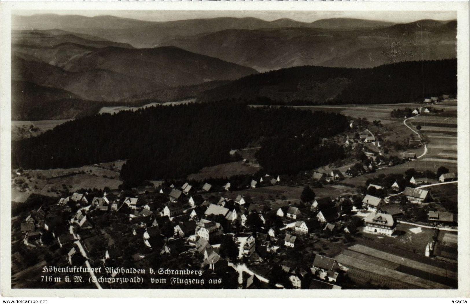 CPA AK Hohenluftkurort Aichhalden B. Schramberg Vom Flugzeug Aus (922497) - Schramberg