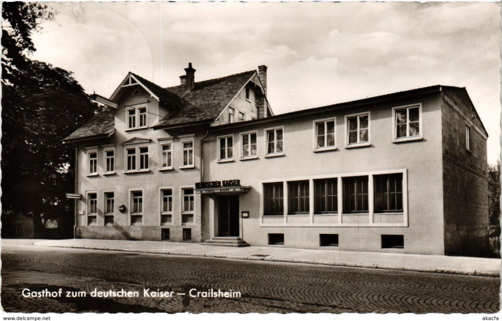 CPA AK Crailsheim Gasthof Zum Deutschen Kaiser (922527) - Crailsheim