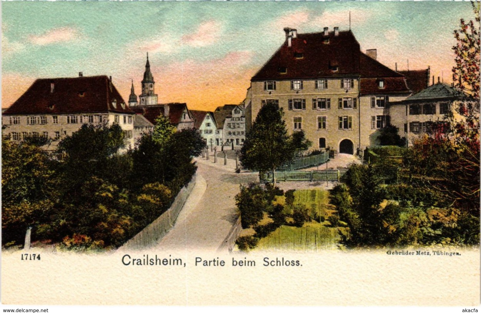 CPA AK Crailsheim Partie Beim Schloss (922528) - Crailsheim