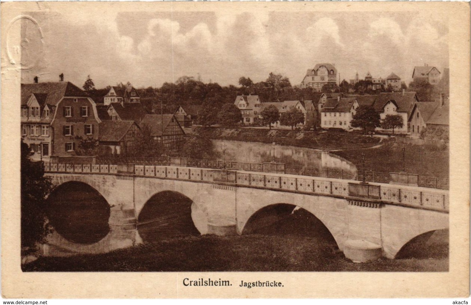 CPA AK Crailsheim Jagstbrucke (922543) - Crailsheim