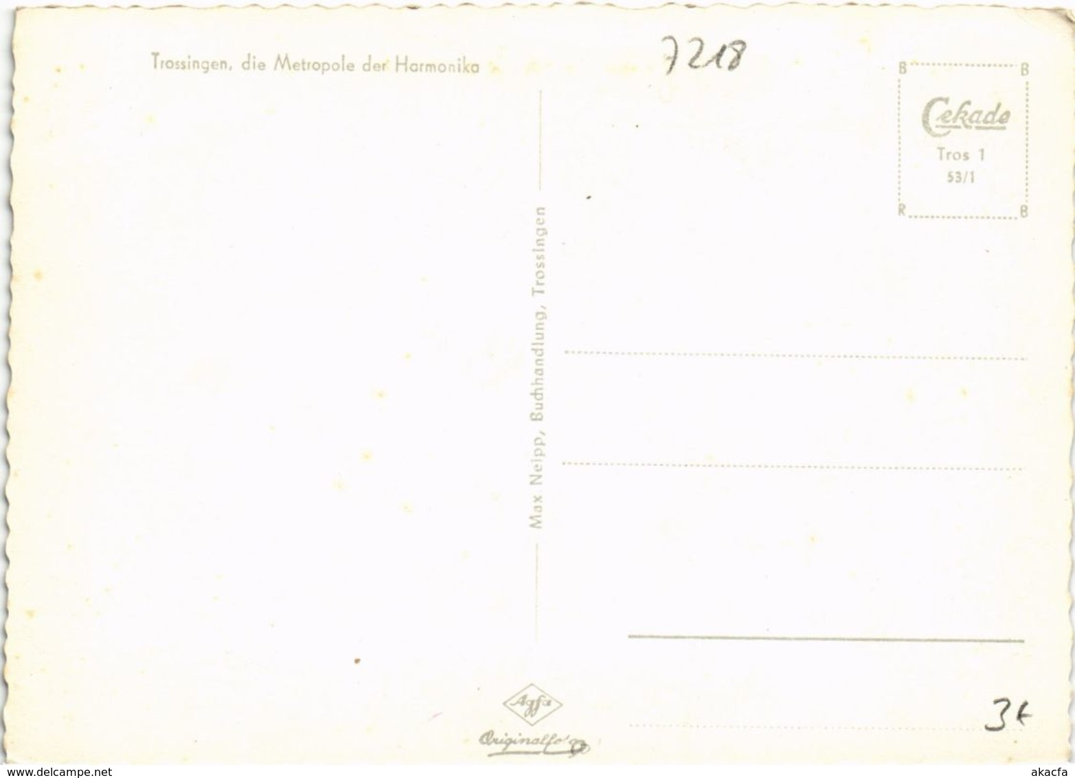 CPA AK Trossingen Die Metropole Der Harmonika (922565) - Trossingen