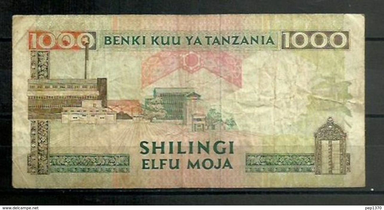 TANZANIA - BILLETE DE 1000 SHILLINGI - USADO - Tanzanie