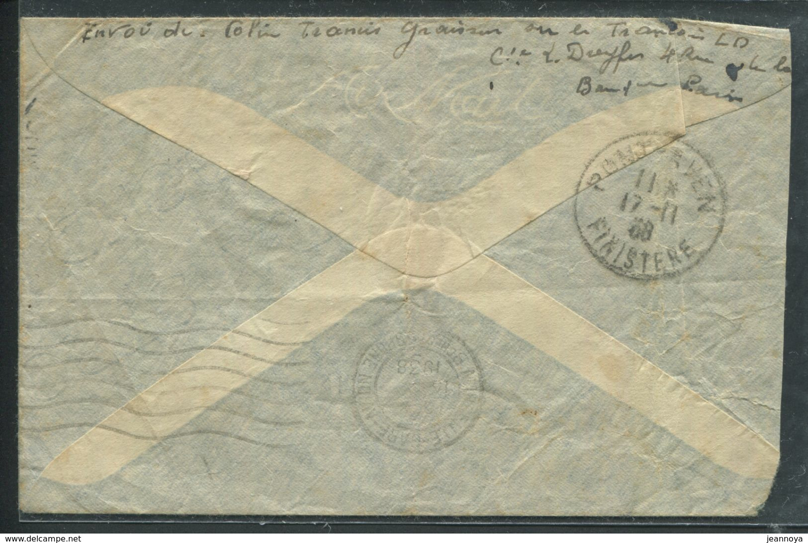 AUSTRALIE - N° 82 + 119 / LETTRE OBL. " SHIP MAIL ROOM / MELBOURNE LE 4/11/1938 " POUR LA FRANCE - TB - Brieven En Documenten