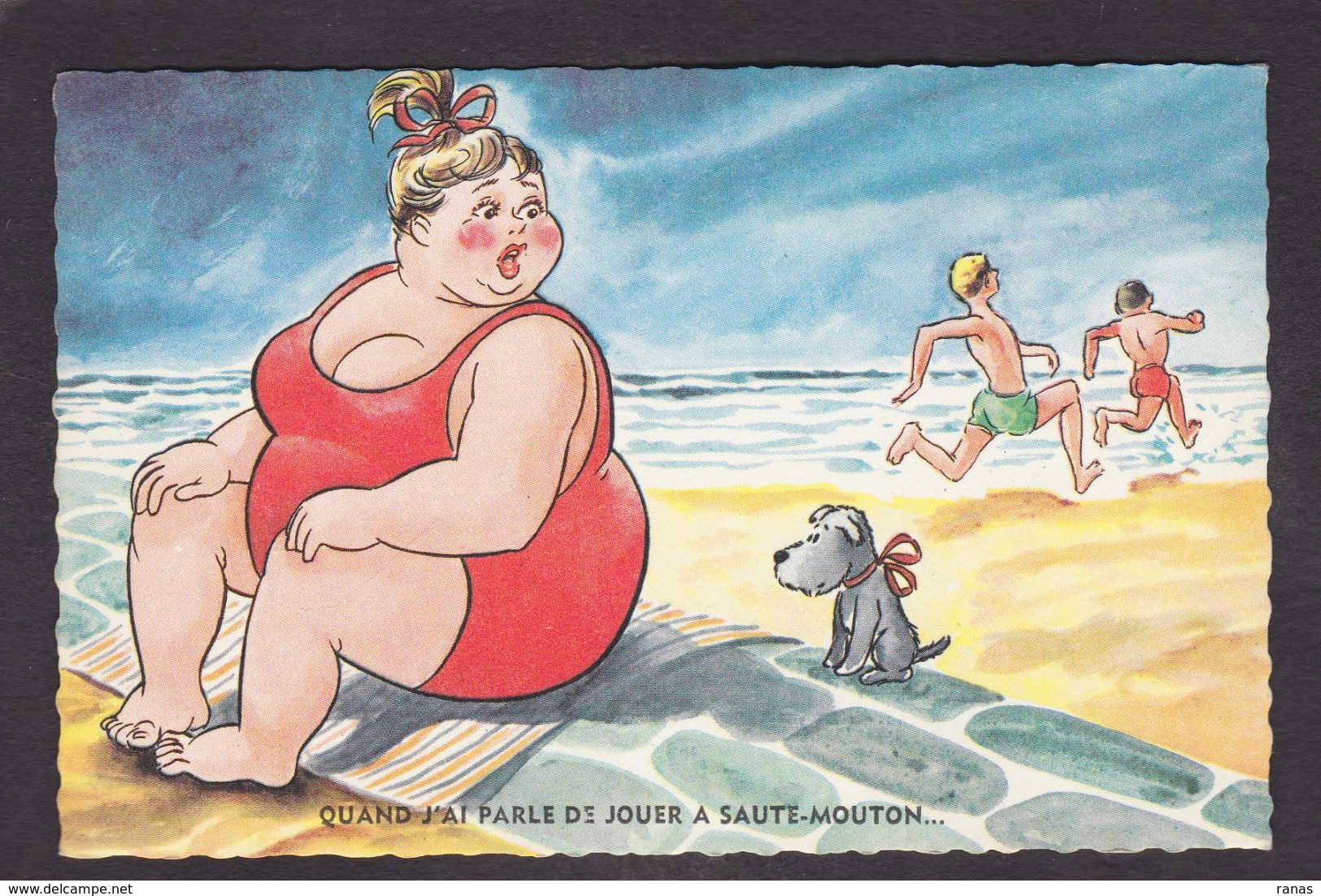 CPSM Pin Up Grosse Gros Femme Women Fat Woman Non Circulé érotisme - Pin-Ups