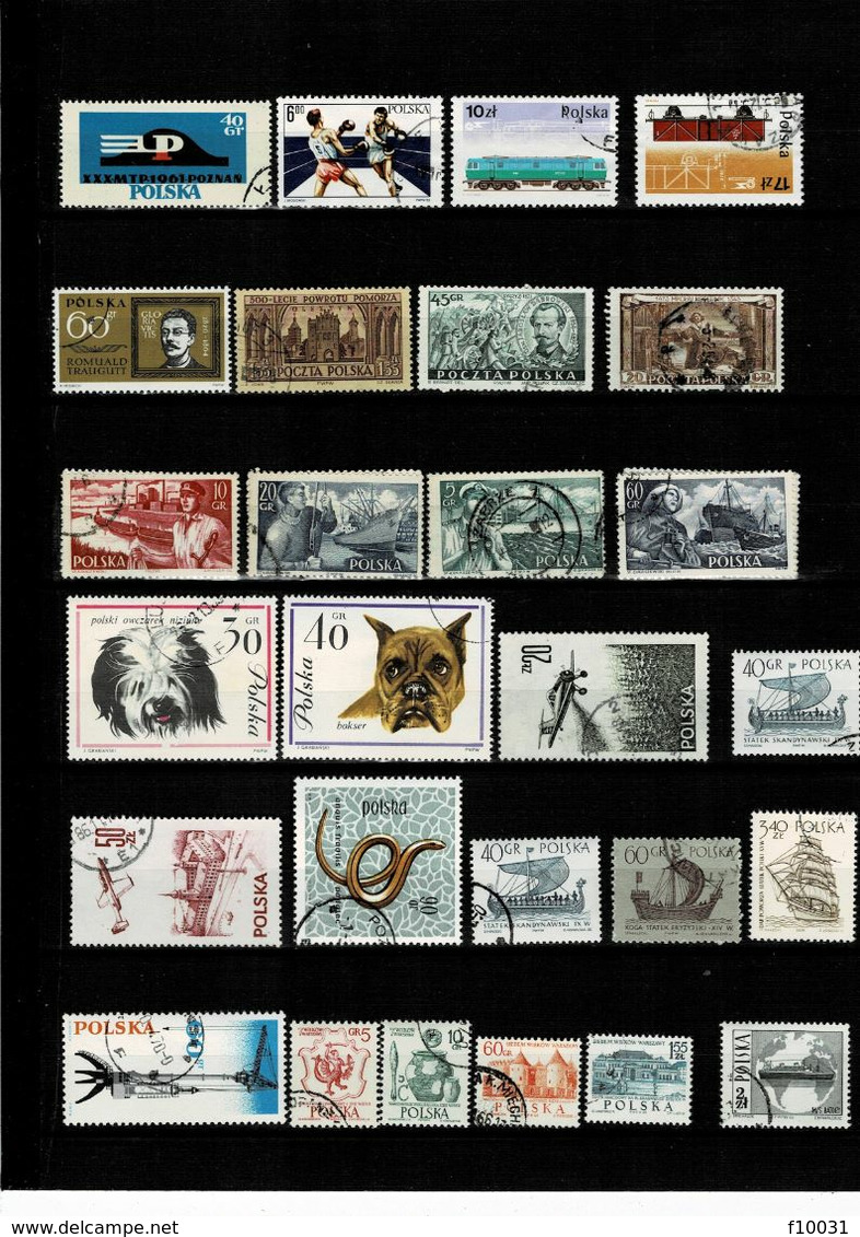 Philatélie Timbres POLOGNE (374 timbres ** & °) à 15 % de la cote Y&T