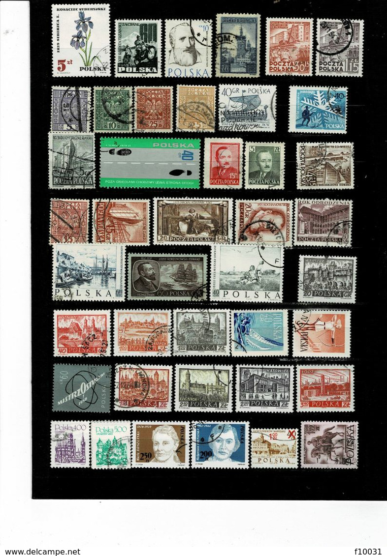 Philatélie Timbres POLOGNE (374 timbres ** & °) à 15 % de la cote Y&T