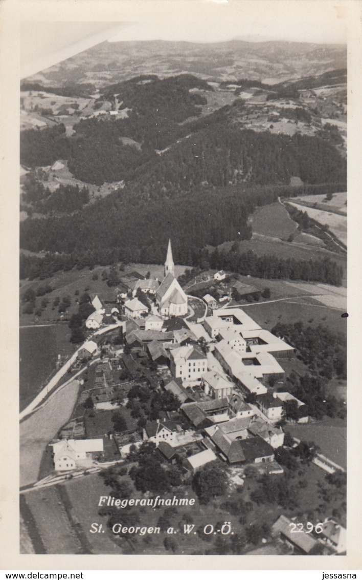 AK - ST. GEORGEN Am Walde Im Mühlviertel - Fliegeraufnahme 1951 - Perg