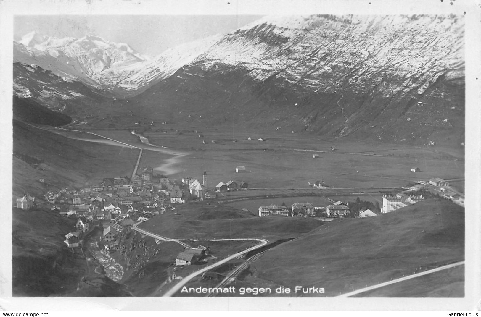 Andermatt Gegen Die Furka - Andermatt