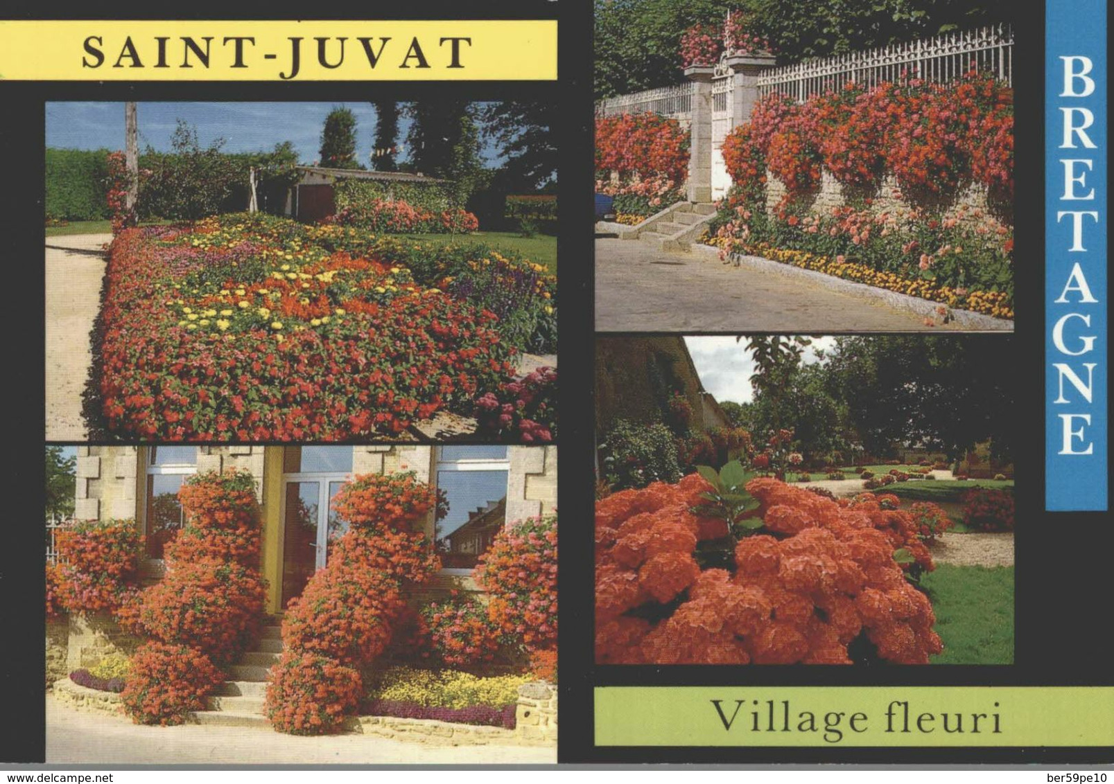 22 SAINT-JUVAT  VILLAGE FLEURI  MULTI-VUES - Saint-Juvat