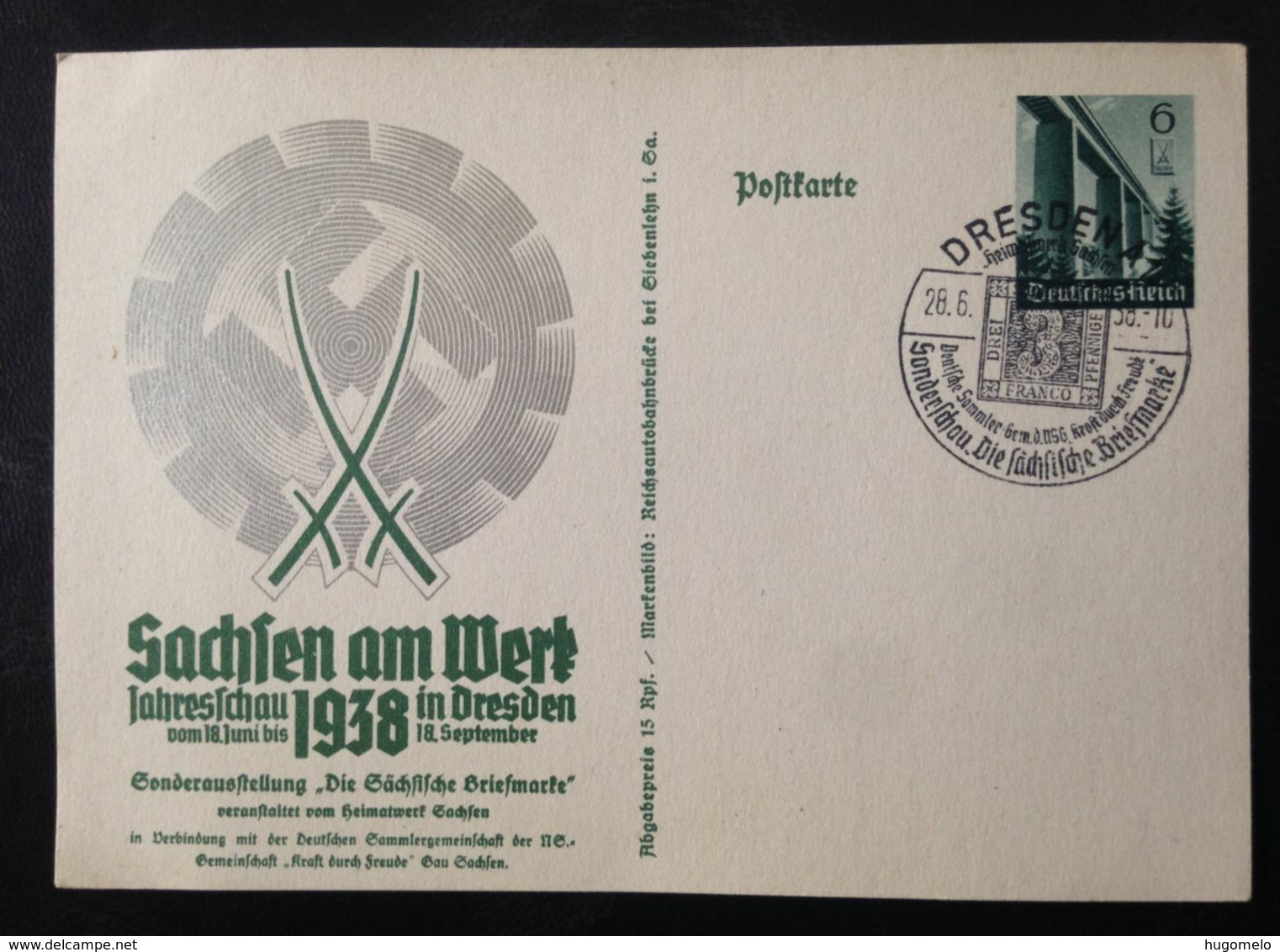 Germany, Deutsches Reich, German Empire, Postkarte, 1938 - Briefe U. Dokumente