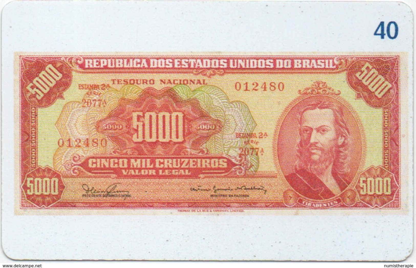 Brésil : Billet De Banque 1942-1967 - Sellos & Monedas