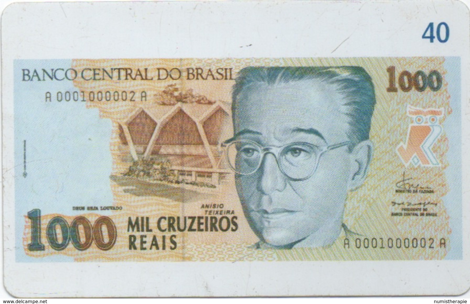 Brésil : Billet De Banque 1993-1994 - Francobolli & Monete