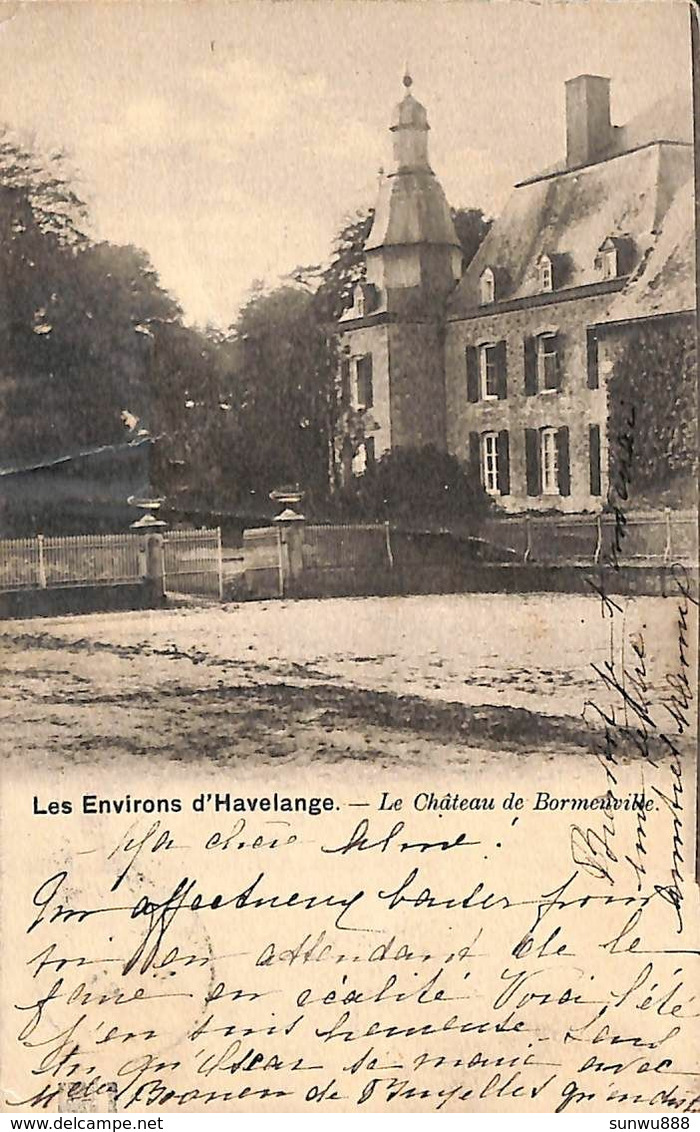 Havelange (environs) - Le Château De Bormenville (Nels 1901... Adhésif Pli) - Havelange