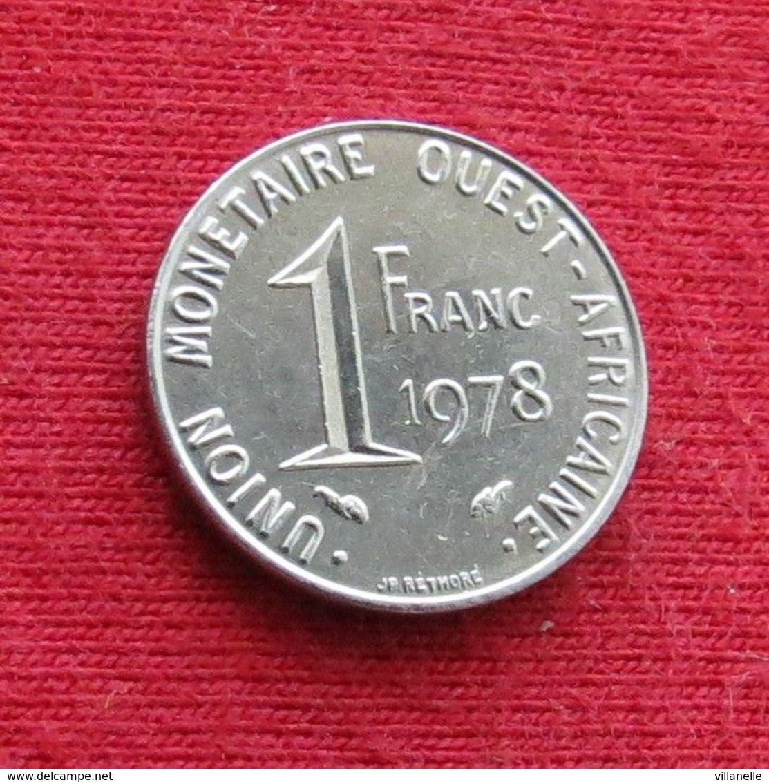 West African States 1 Franc 1978 KM# 8 Western African States Afrique Afrika Ocidental Oeste - Other - Africa