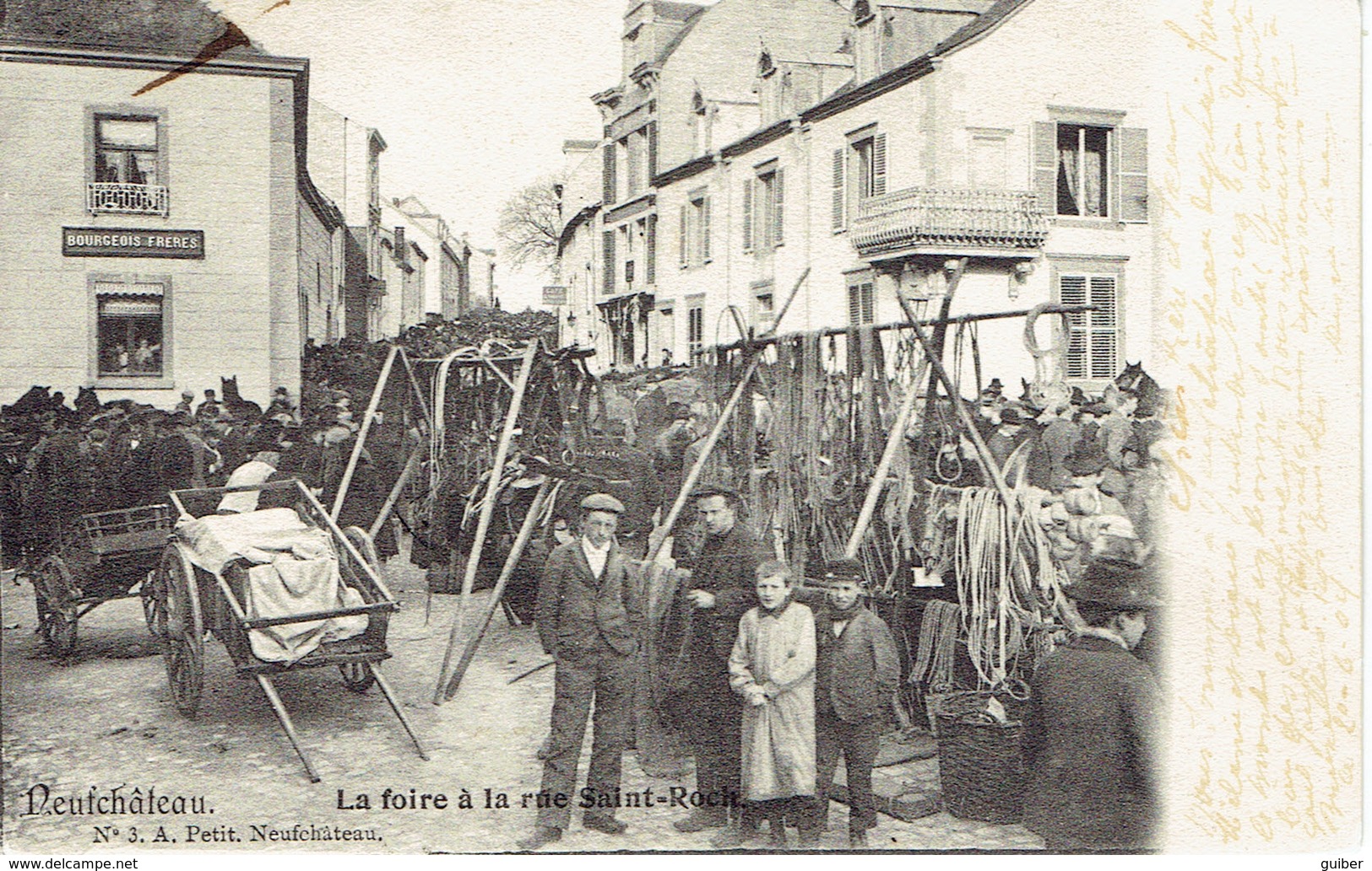 Neufchateau La Foire A La Rue Saint Roch N° 3 Edit  Petit  TOP Animation - Neufchâteau