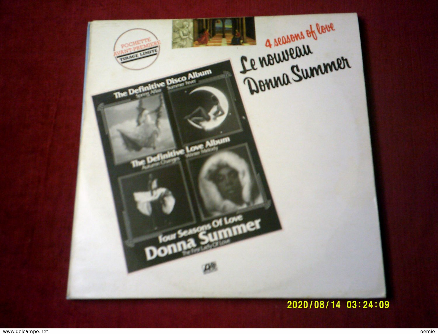 LE NOUVEAU  DONNA SUMMER  °°  4 SEASONS  OF LOVE  POCHETTE AVANT PREMIERE TIRAGE LIMITE - Soul - R&B