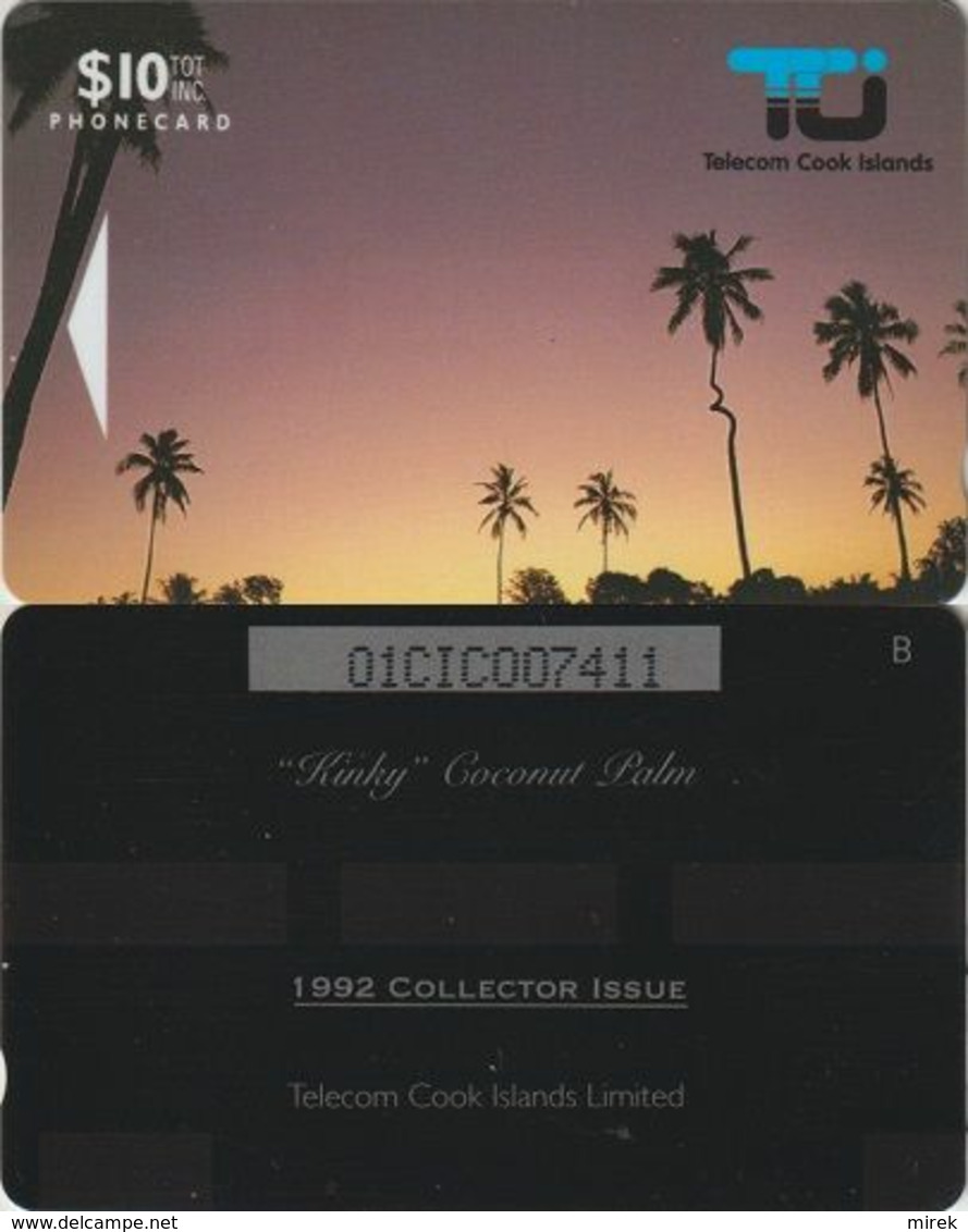 39/ Cook Islands; CO1. Coconut Palms; Collectors Issue 1.000 Ex. - Iles Cook
