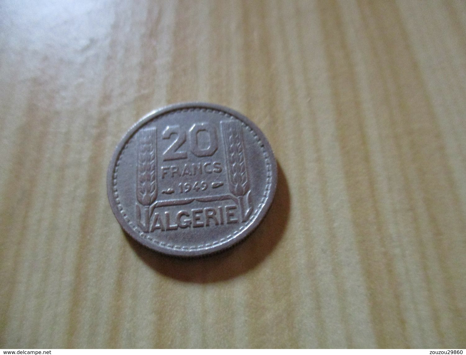 Algérie - 20 Francs Turin 1949.N°721. - Algeria