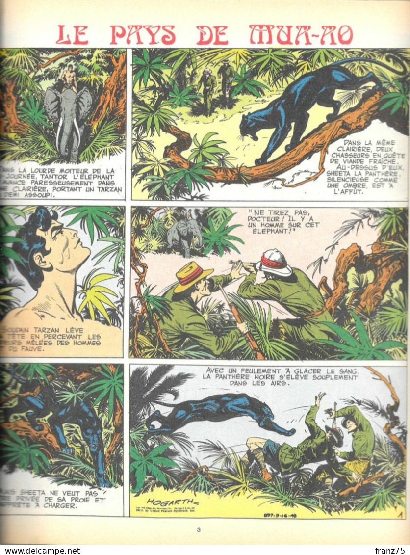 TARZAN Géant (1978):Le Pays De Mua-Ao Par Hogarth-Sagedition-TBE - Tarzan