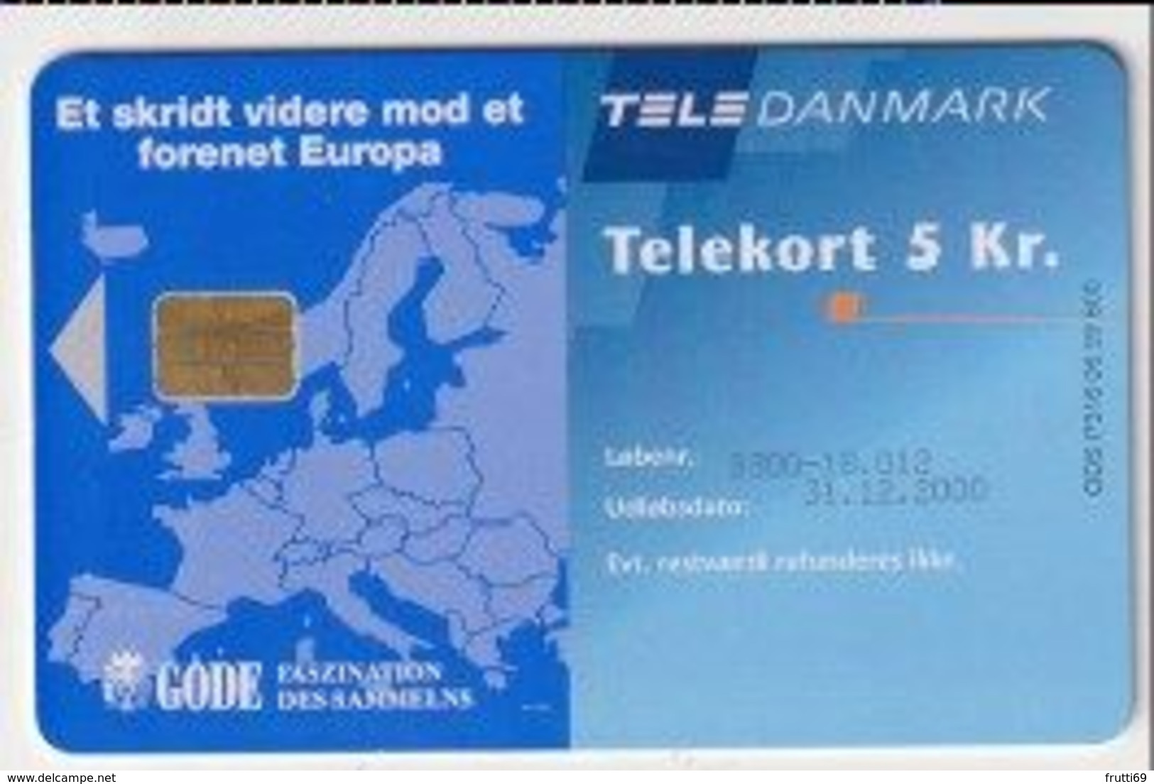 TK 28312 DENMARK - Chip Tele Denmark P316 600 Ex.Spain - Denmark