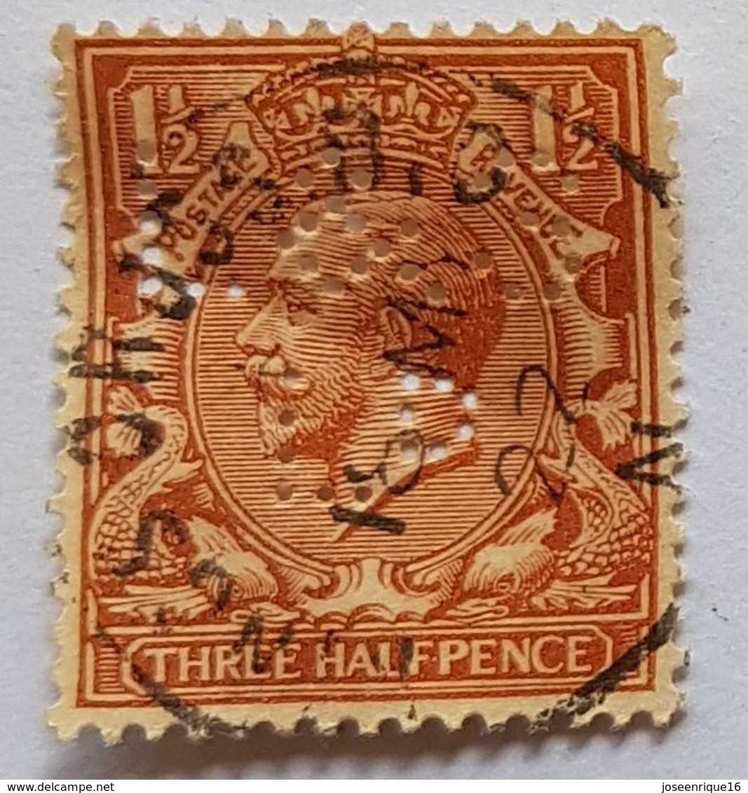 GRAN BRETAÑA, REY GEORGE V, THREE HALF PENCE - Unclassified