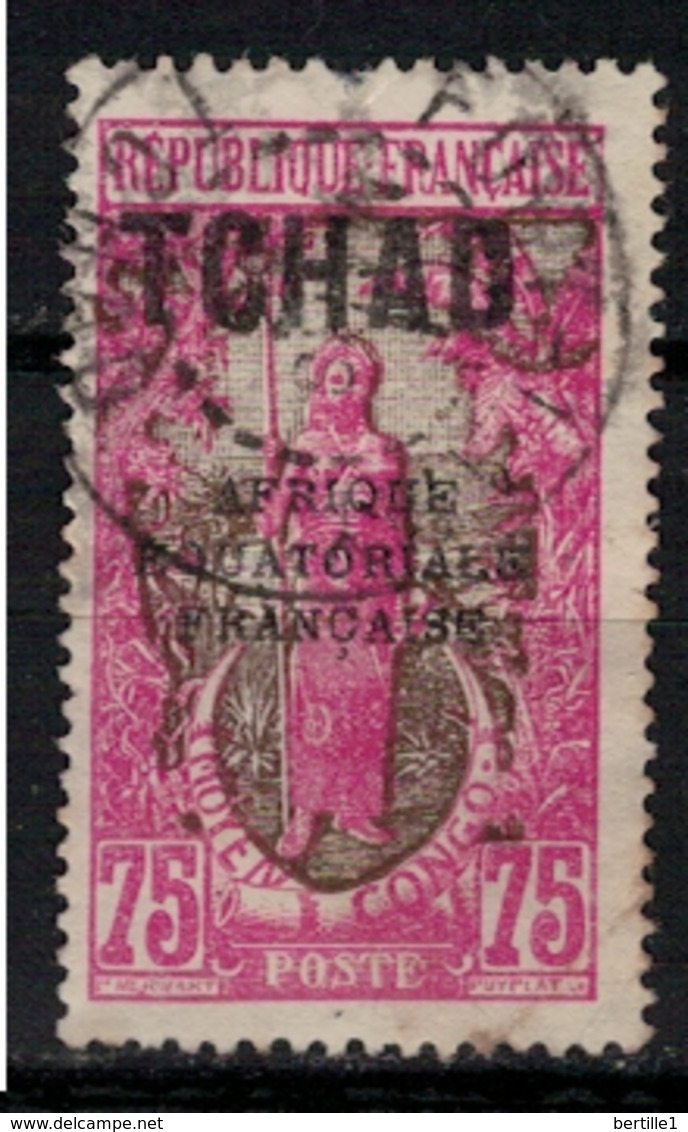 TCHAD       N°  YVERT :    43  ( 10 )   OBLITERE       ( OB   9 / 05 ) - Used Stamps