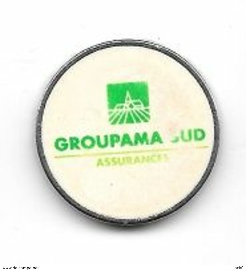 Jeton  De  Caddie  GROUPAMA  SUD  ASSURANCES  ( Utilisé ) - Einkaufswagen-Chips (EKW)