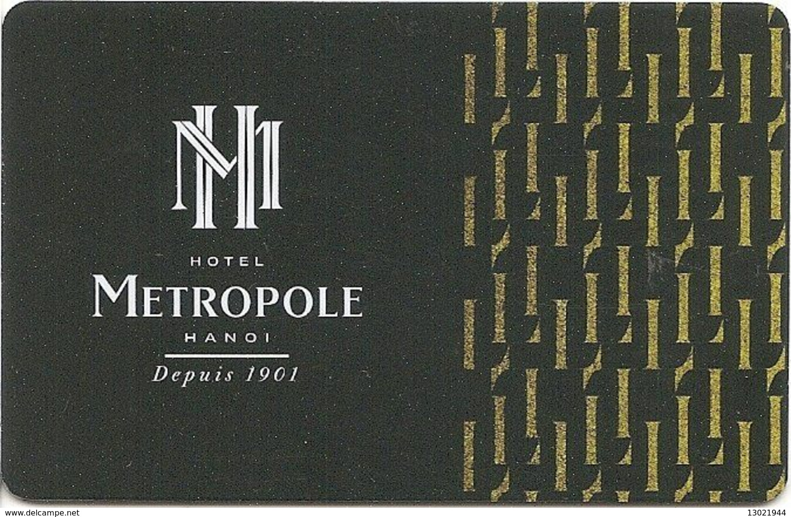 VIETNAM KEY HOTEL  Hotel Metropole Hanoi - Hotelsleutels (kaarten)