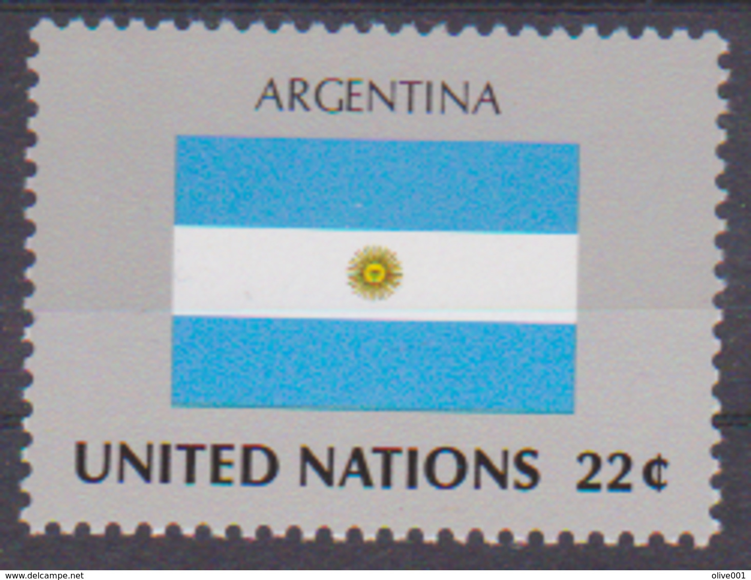 Drapeaux N° VIII Tp Argentine 1987 MNH ** - Altri & Non Classificati
