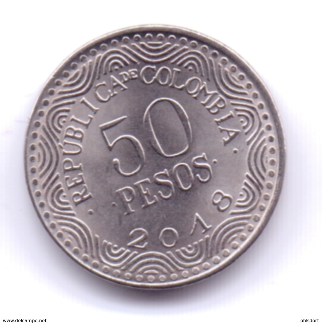 COLOMBIA 2018: 50 Pesos, KM 295 - Kolumbien