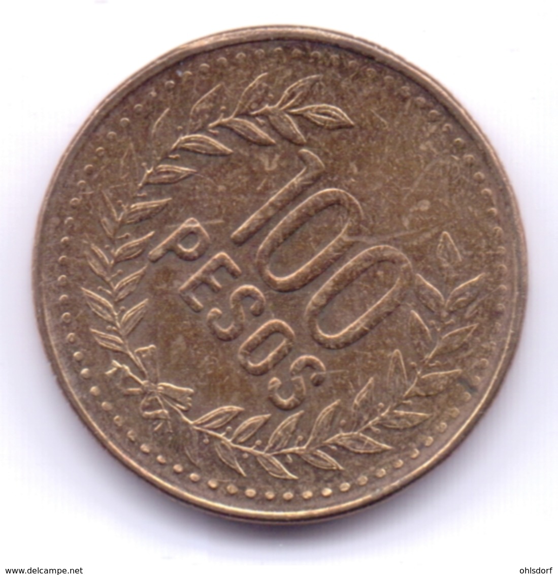 COLOMBIA 2011: 100 Pesos, KM 285 - Colombia