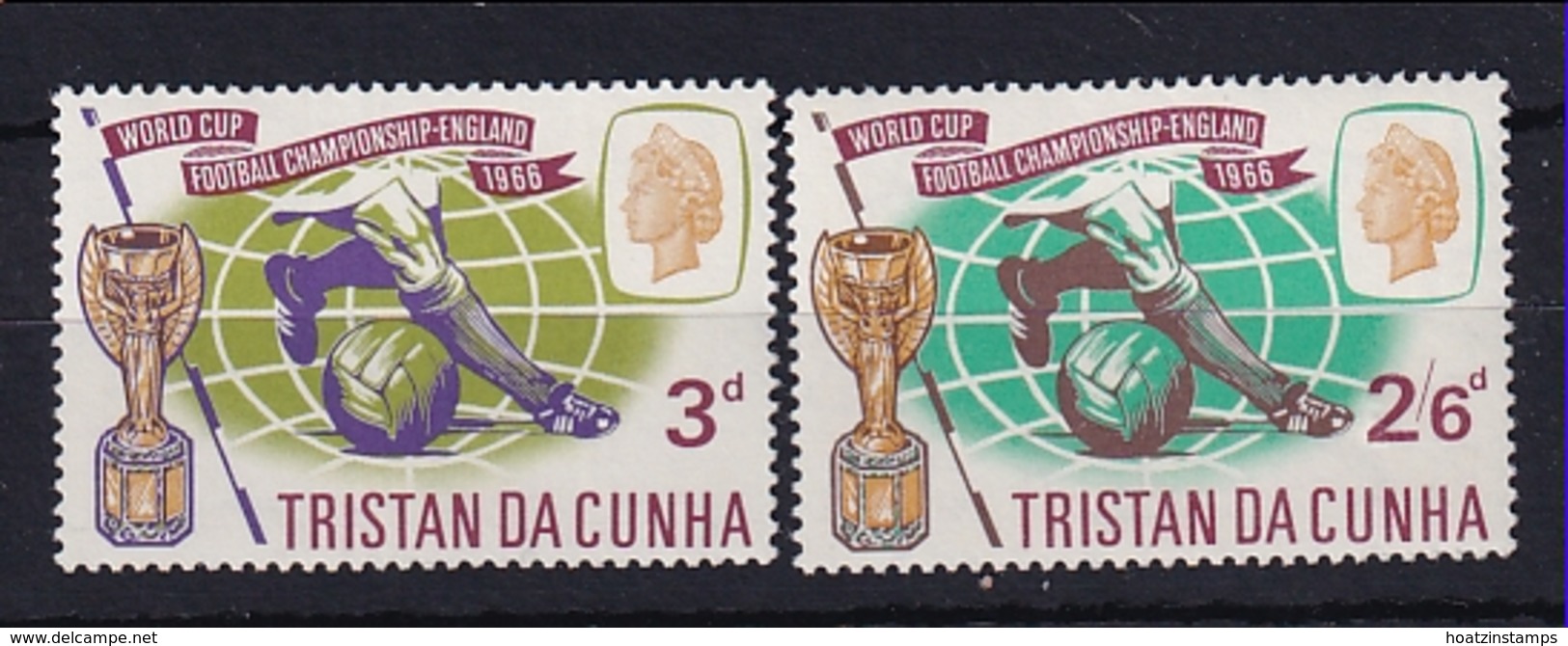 Tristan Da Cunha: 1966   World Cup Soccer    MH - Tristan Da Cunha