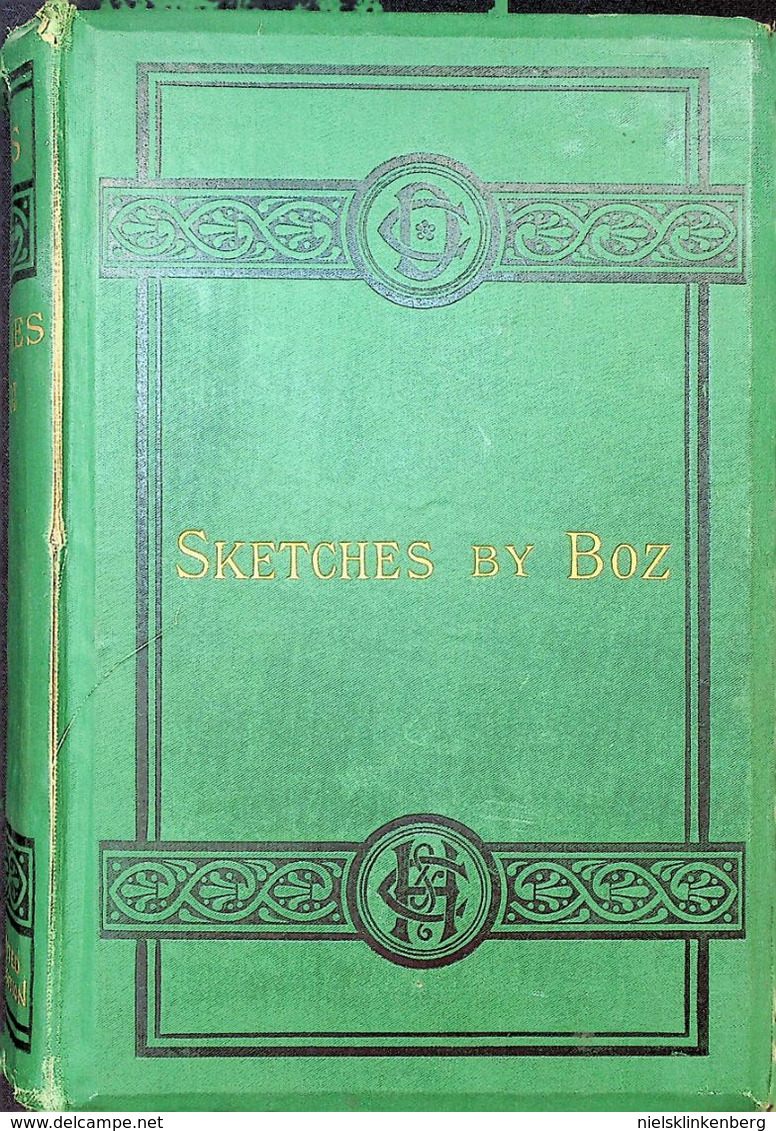 CHARLES DICKENS - SKETCHES BY BOZ- 1874 - Illustrated Library Edition - Fiktion