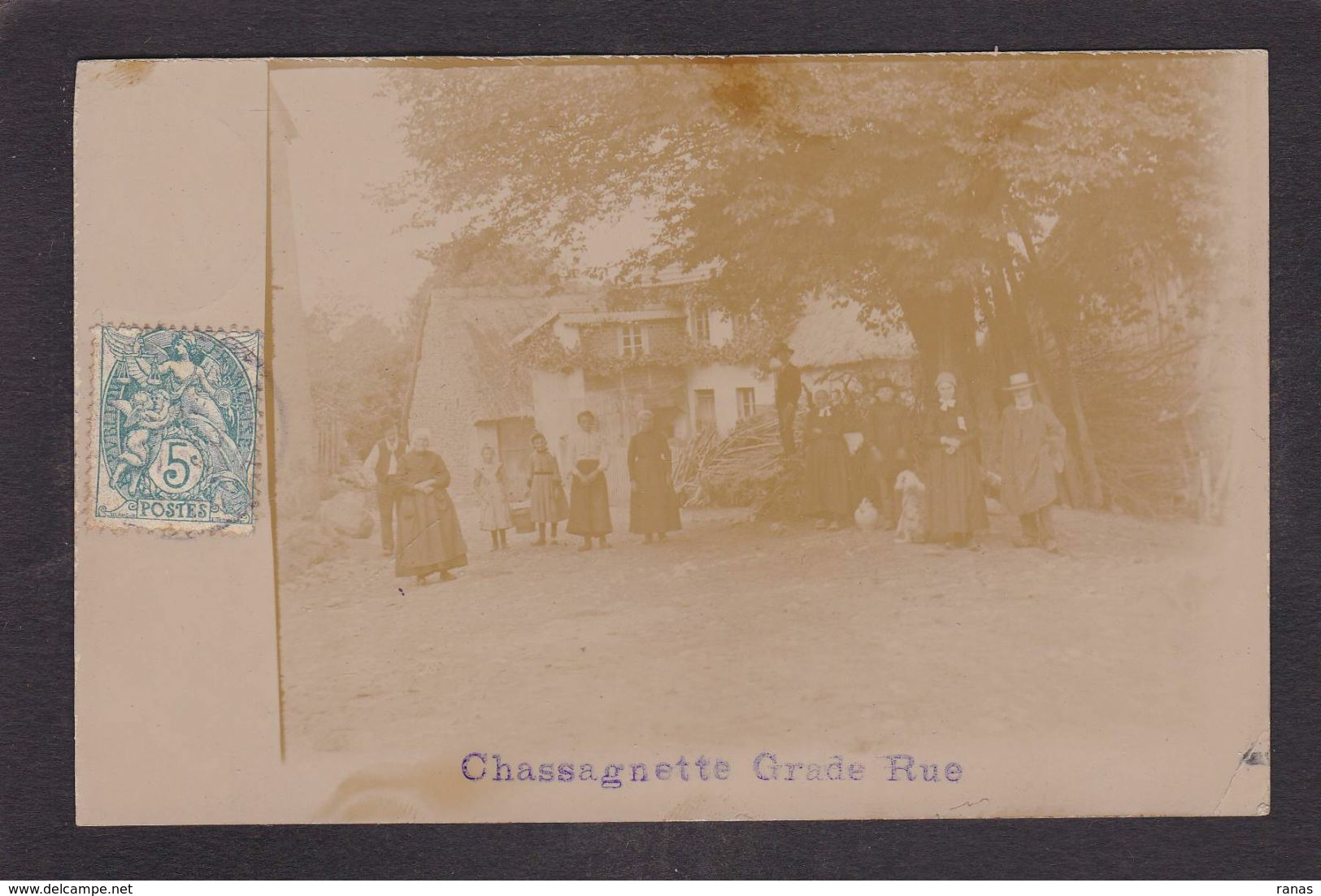 CPA Puy-de-Dôme 63 CHASSAGNETTE Carte Photo Voir Scan Du Dos Circulé - Sonstige & Ohne Zuordnung