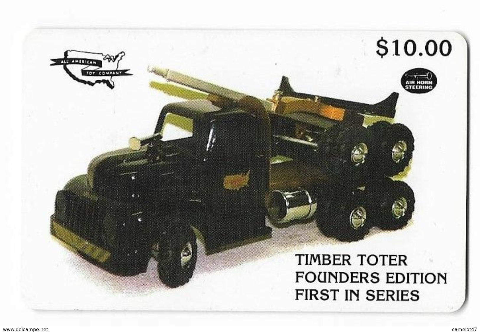 STS U.S.A.,Timber Toter (toy), Prepaid Phone Card, No Value # Sts-1 - Jeux