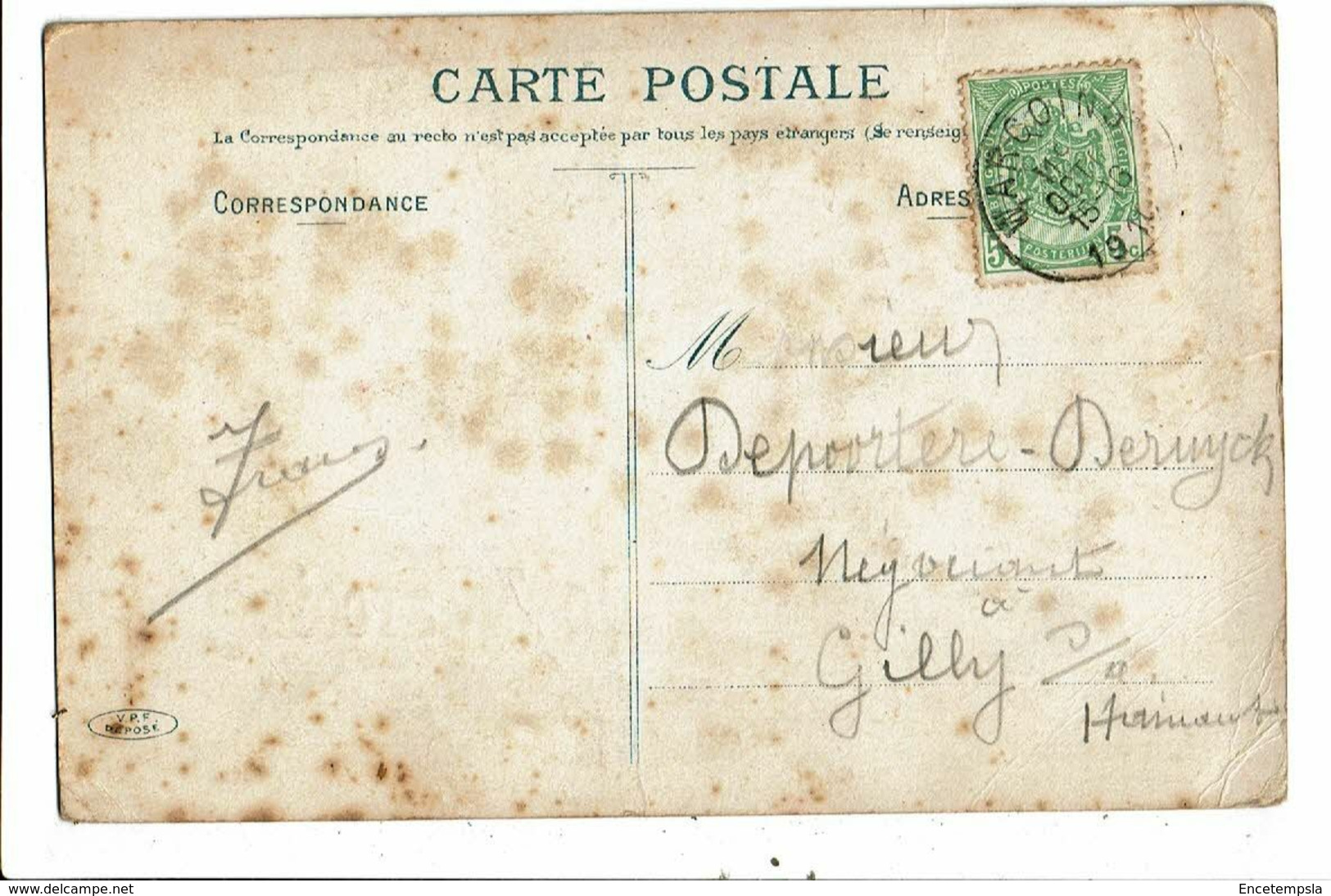 CPA-Carte Postale -Belgique-Bonjour De Warcoing-1910? VM21492dg - Pecq