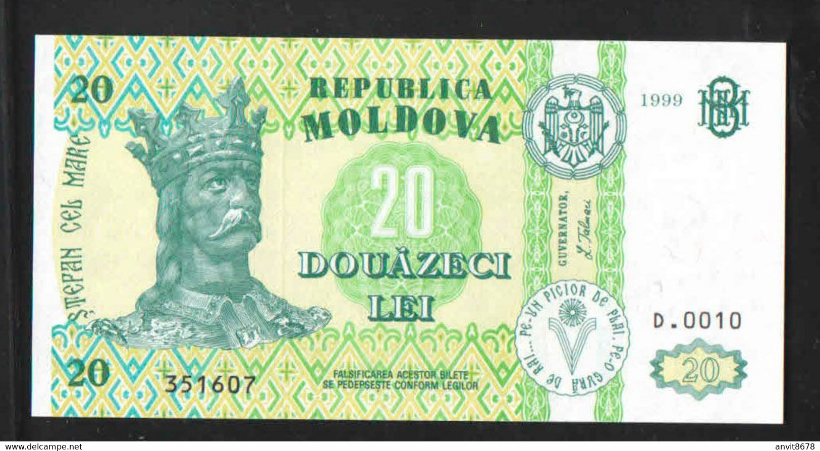 МОЛДОВА  20   1999 UNC - Moldavia