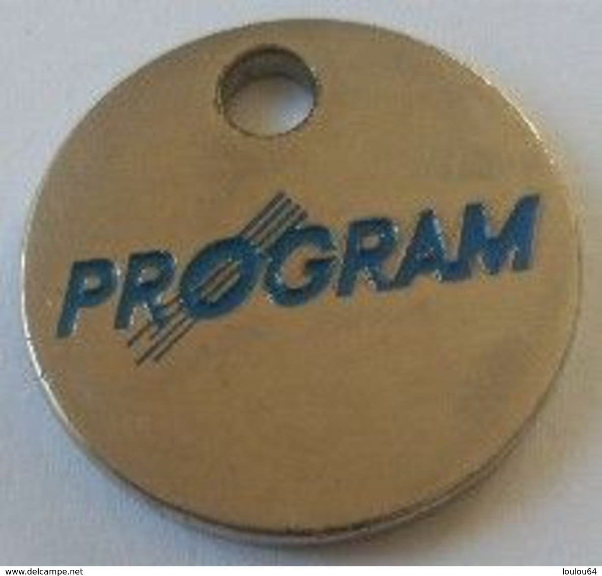 Jeton De Caddie - PROGRAM - NOVARTIS - Groupe Pharmaceutique Suisse - En Métal - - Trolley Token/Shopping Trolley Chip