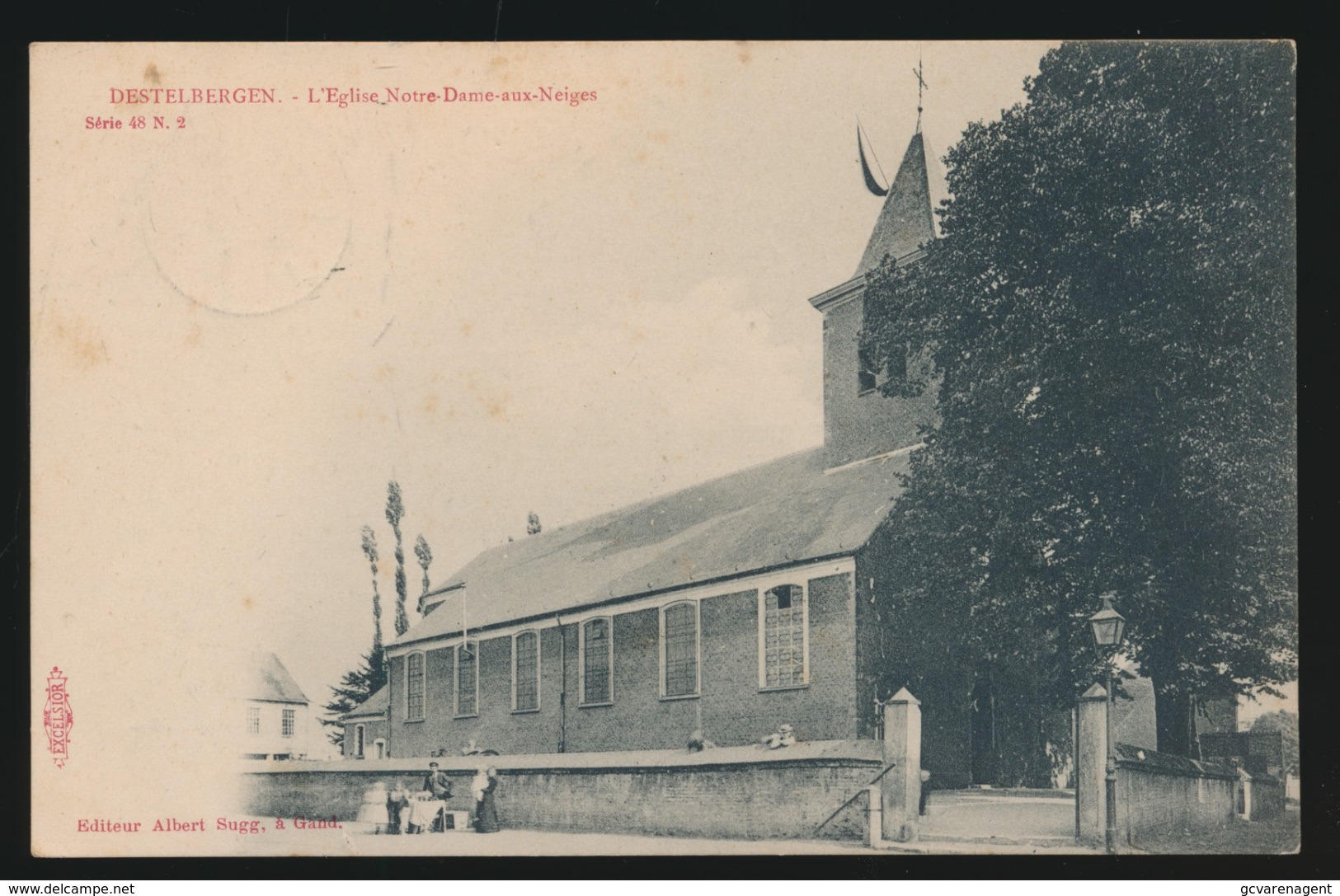 DESTELBERGEN  A.SUGG 48 / 2   L'EGLISE NOTRE DAME AUX NEIGES - Destelbergen