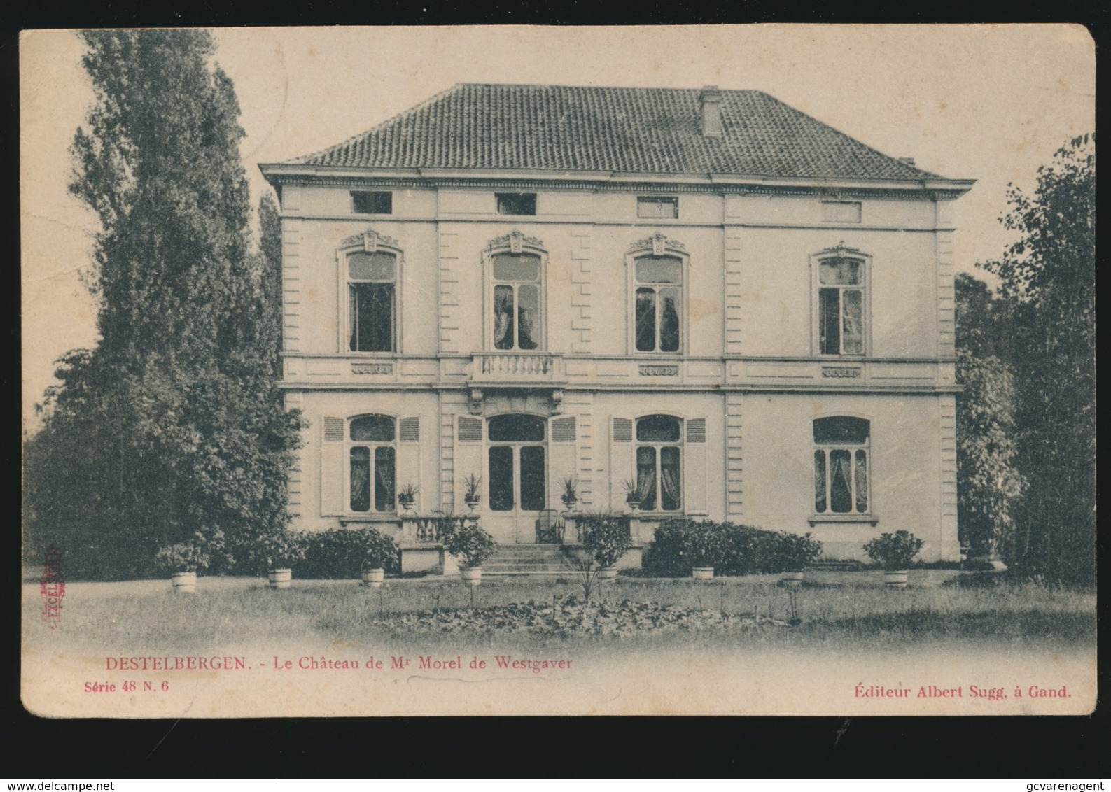 DESTELBERGEN  A.SUGG 48 / 6   LE CHATEAU DE Mr MOREL DE WESTGAVER - Destelbergen