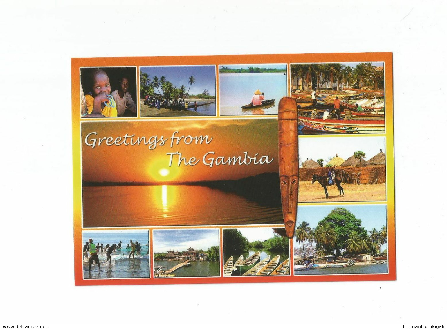 Gambia Postcard - Gambia